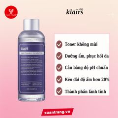 KLAIRS_Nước Hoa Hồng Supple Preparation Unscented Toner 180Ml (003828)