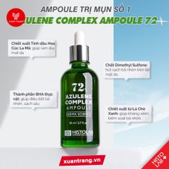 SERUM TRỊ MỤN HISTOLAB 72% AZULENE 50ML