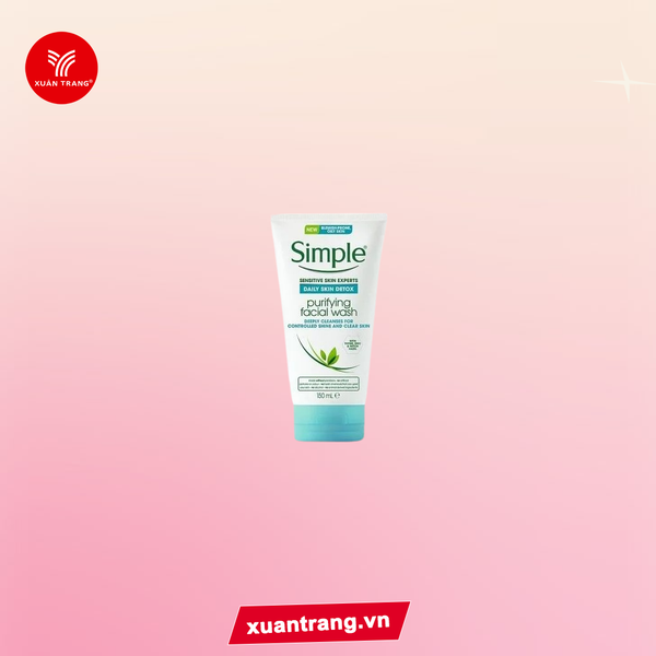 SIMPLE_Sữa Rửa Mặt Cho Da Dầu Purifying Gel Wash 150ml