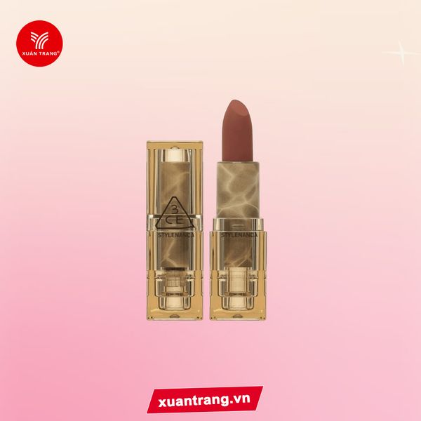 3CE_Son Thỏi Mystic Moods Soft Matte Lipstick #Eternal Warm