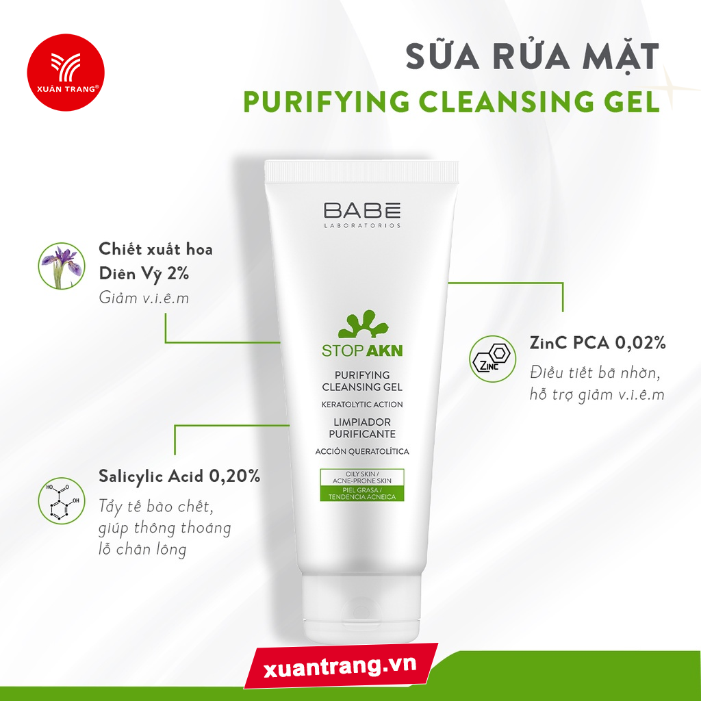 SỮA RỬA MẶT BABE 200ML