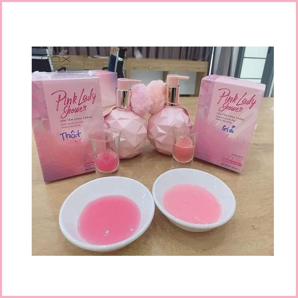 Sữa Tắm Xông Trắng Pink Lady 300ml