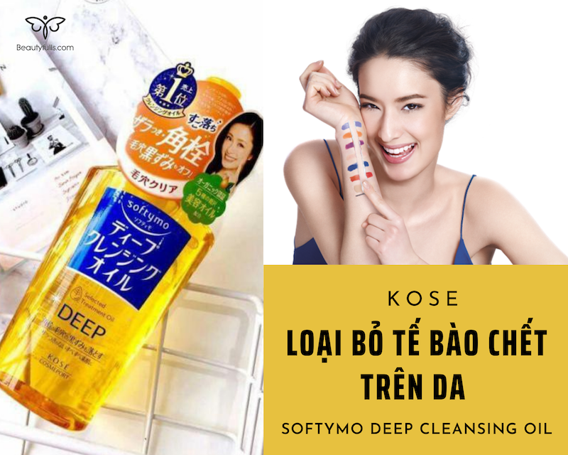 Kose_Dầu Tẩy Trang Softymo Deep Cleansing Oi 230Ml