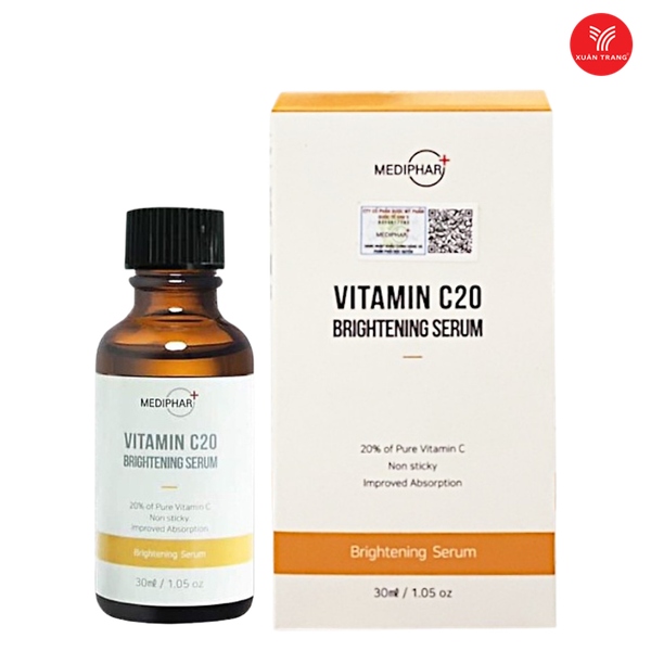 Mediphar_Serum Hỗ Trợ Sáng Da, Giảm Thâm Vitamin C20 Brightening