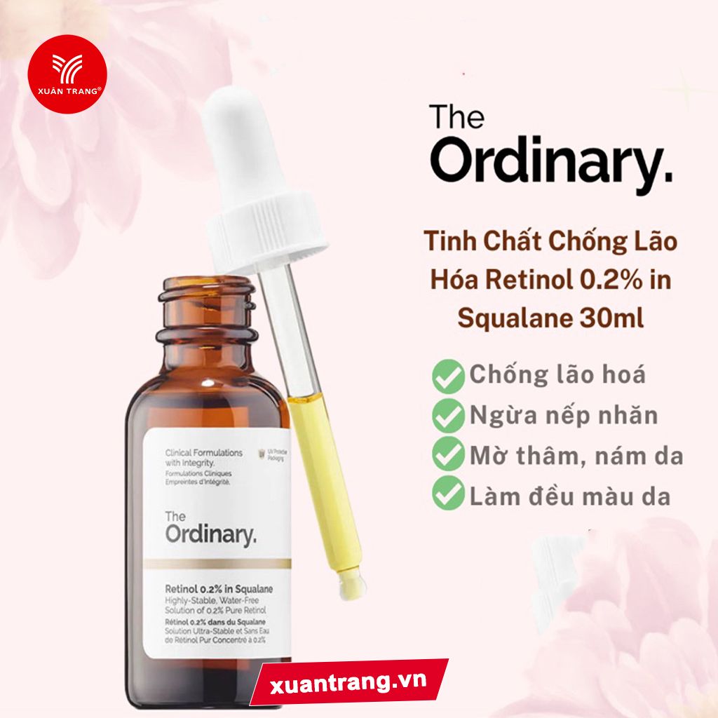 THE ORDINARY_Tinh Chất Chống Lão Hóa Retinol 0.2% In Squalane 30ml