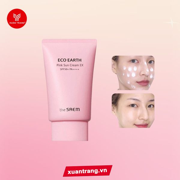 The Saem_KCN Eco Earth Power Pink Sun Cream Spf50 Pa++++ 50ml