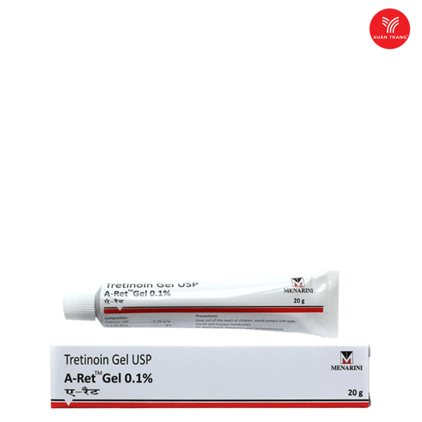 Menarini_Gel Tái Tạo Trẻ Hóa, Hỗ Trợ Điều Trị Mụn Nám Tretinoin 0.1%