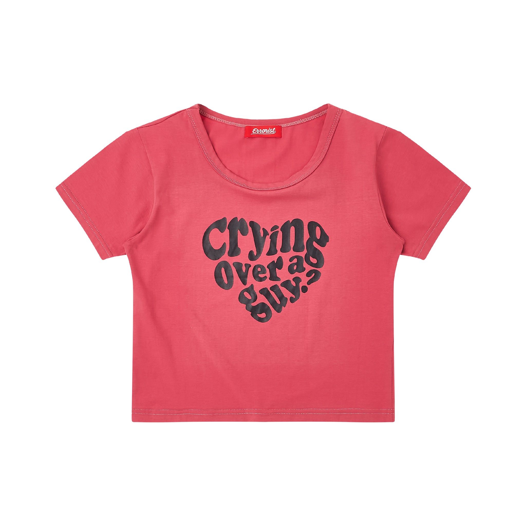 PINK CRYING BAE TEE