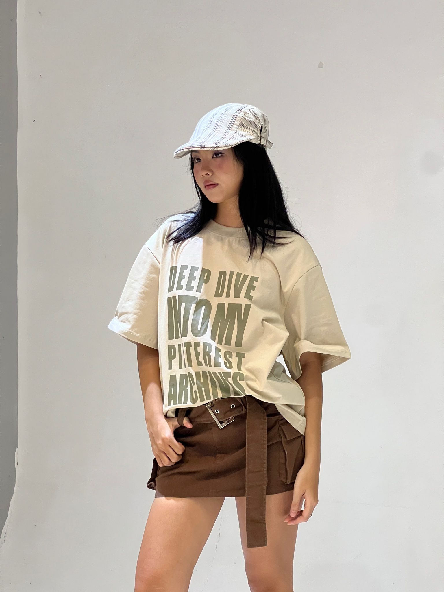  DEEP DIVE T-SHIRT BEIGE 