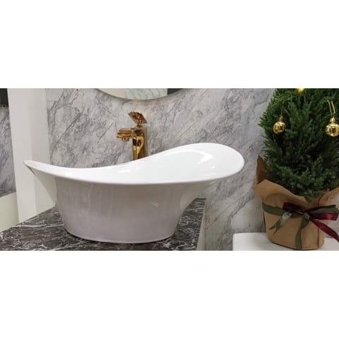 Chậu lavabo rửa mặt sứ LV 028