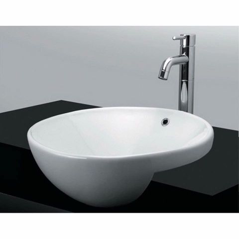 Chậu lavabo bán dương tròn LV 608