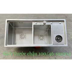 Chậu rửa bát kèm máy rửa cốc 1000x45