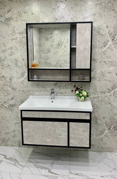 Tủ chậu lavabo rửa mặt Inox 304 8724 900x480