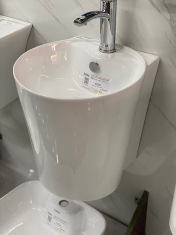 Chậu lavabo rửa mặt liền khối KO 6800