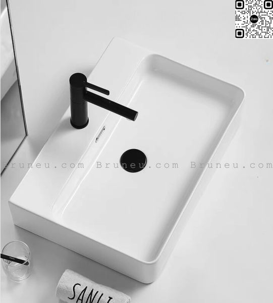 Chậu lavabo rửa mặt đa năng KB1121 kích thước 605x430