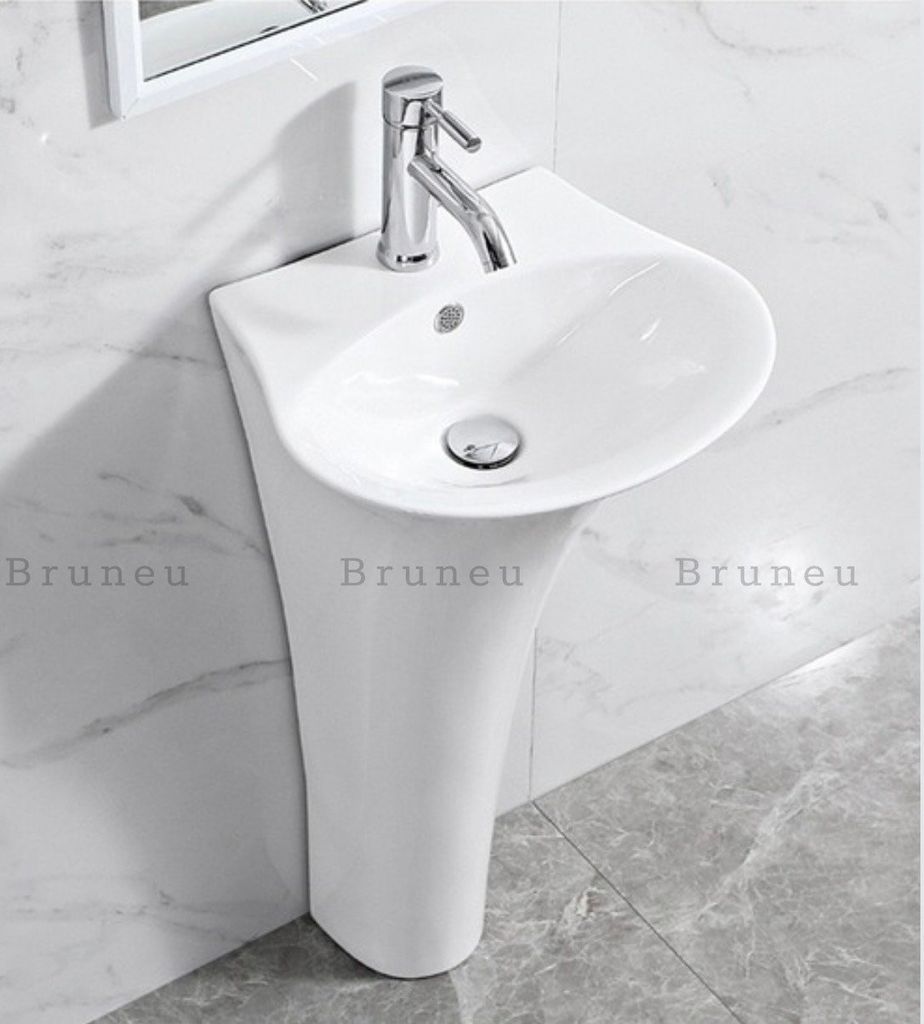 Trụ lavabo oval liền BR 389