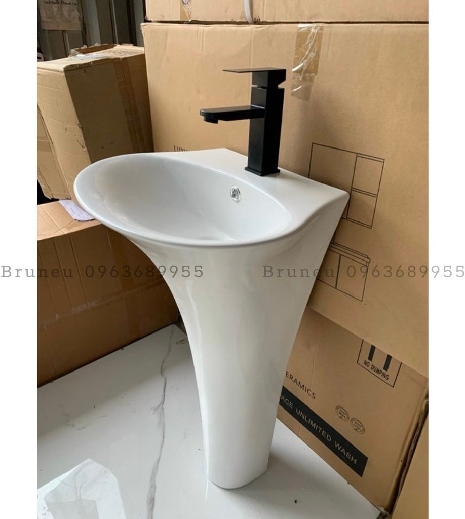 Trụ lavabo oval liền BR 389