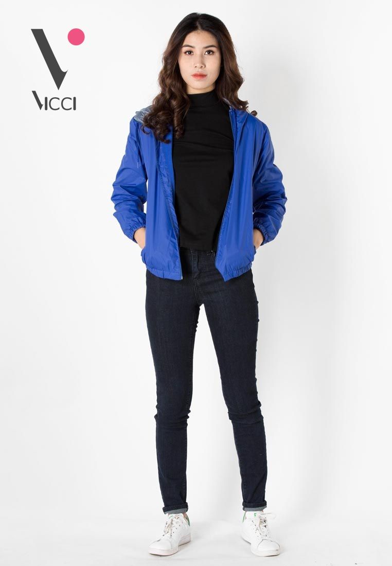Áo giữ nhiệt Vicci người lớn cổ 3P màu đen