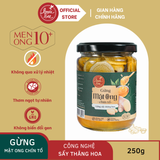  Mật Ong Cao Cấp Bonie Bee Ngâm Gừng Sấy Thăng Hoa - Mật Ong Chín Tổ - 250gr 