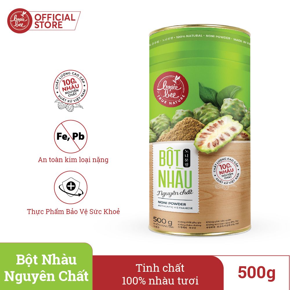  Bột Nhàu Nguyên Chất Bonie Bee True Nature 500g 