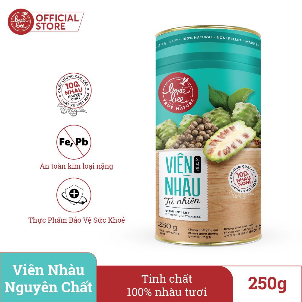  Viên Nhàu Nguyên Chất Bonie Bee True Nature 250g 