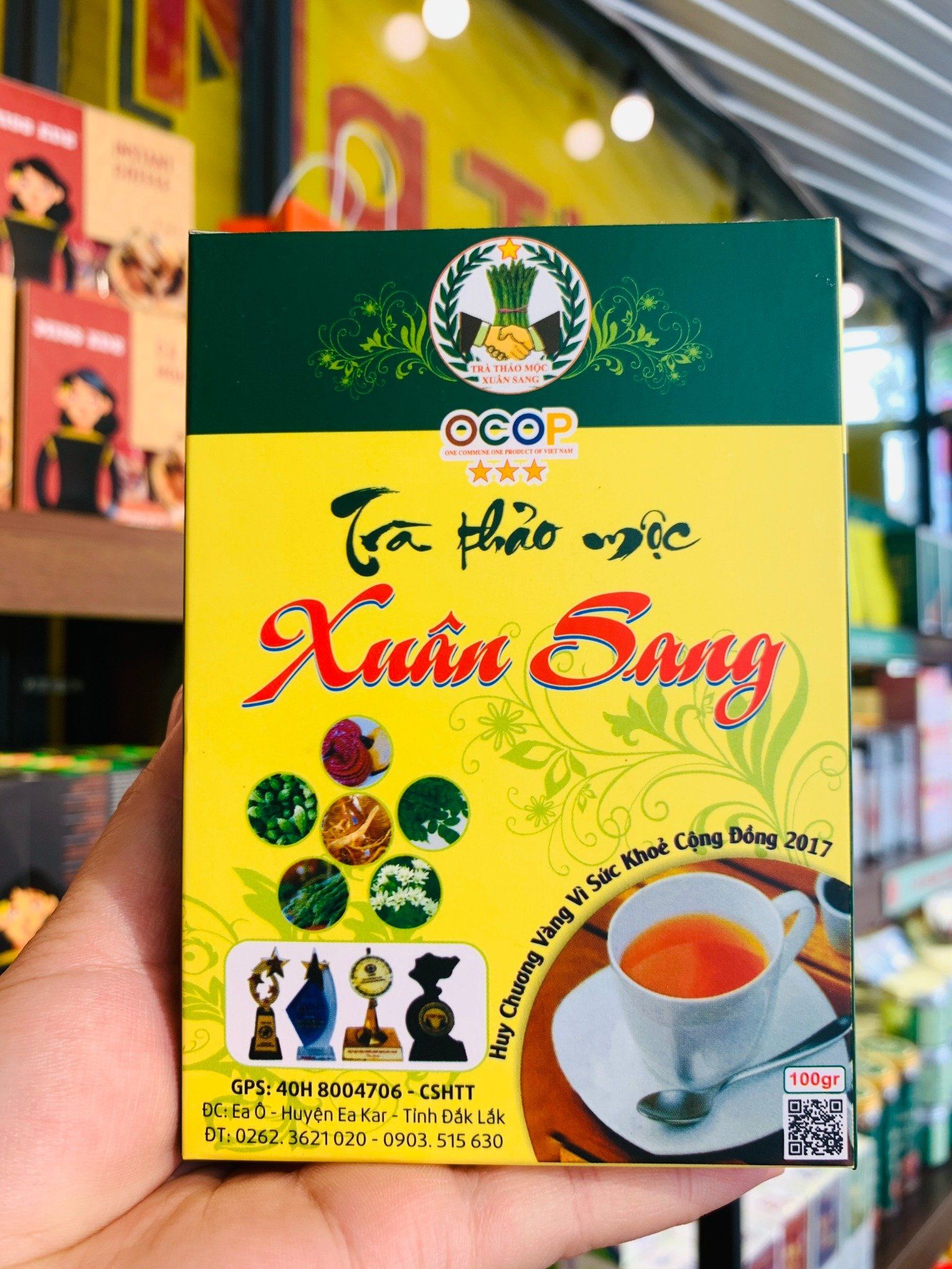 Mẫu mới Trà thảo mộc Xuân Sang 100g