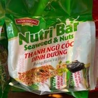 Thanh dinh dưỡng Rong biển & Hạt 190g Minh Dương