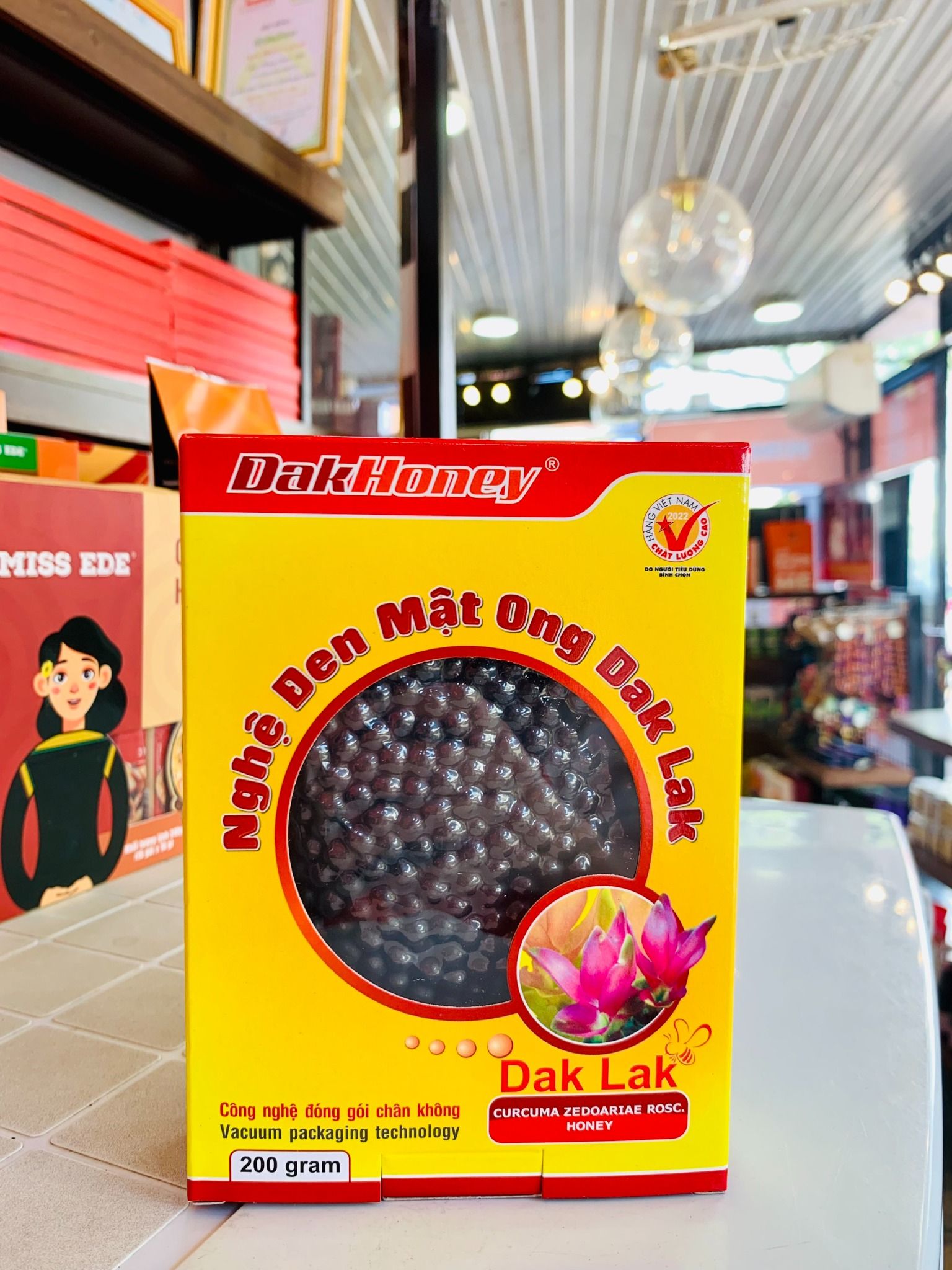 Nghệ đen,mật ong CK 200g - (Hộp)