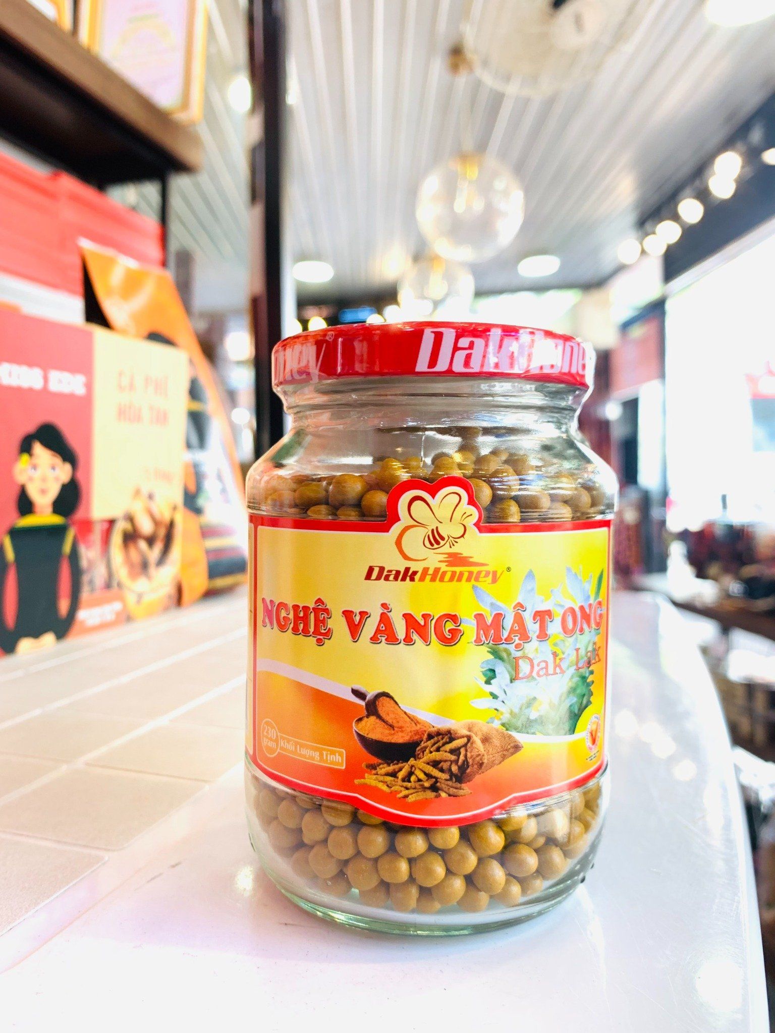 Nghệ vàng,mật ong 230g - (Lọ)