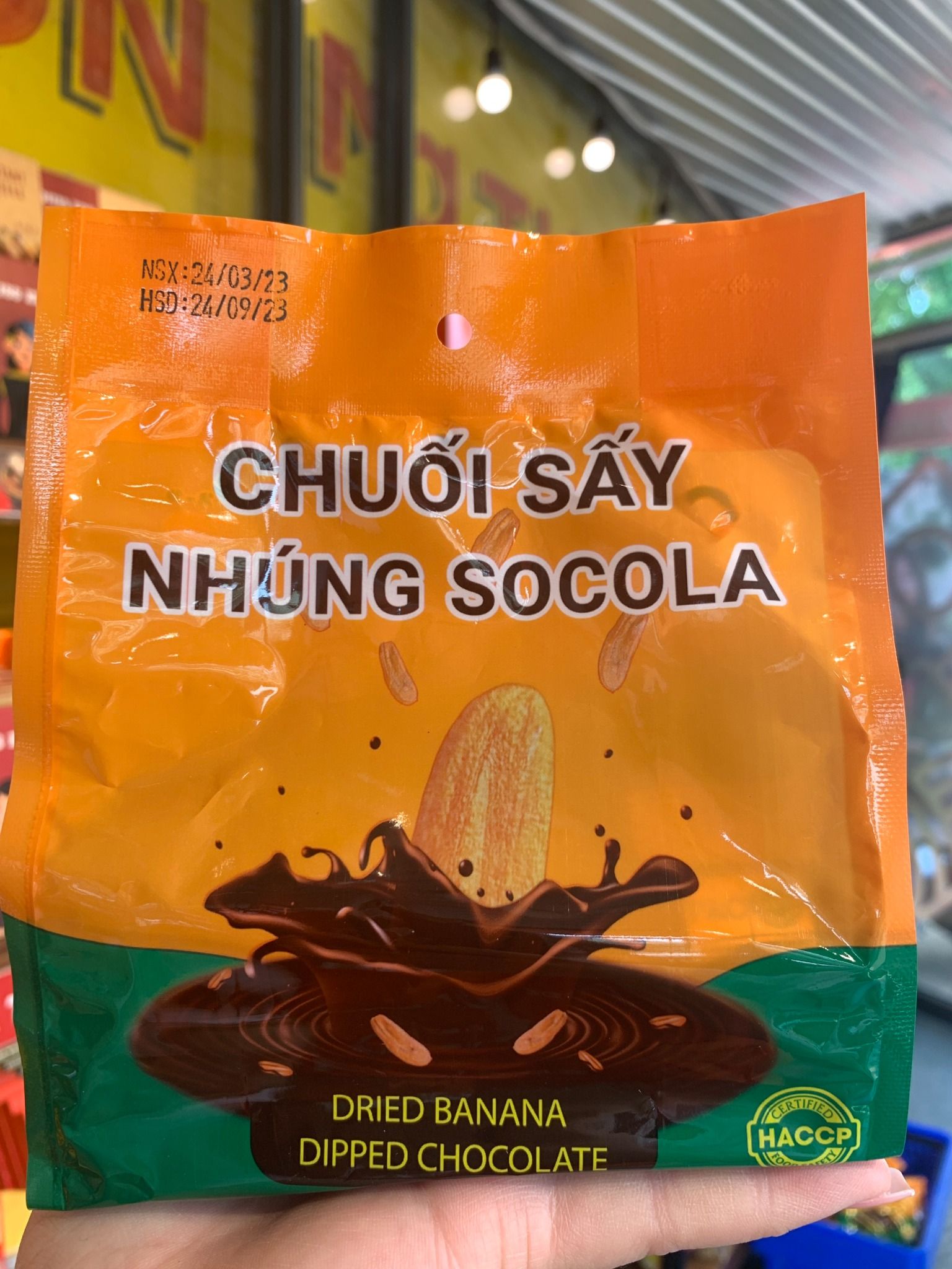 Chuối sấy nhúng Sô cô la - 135g