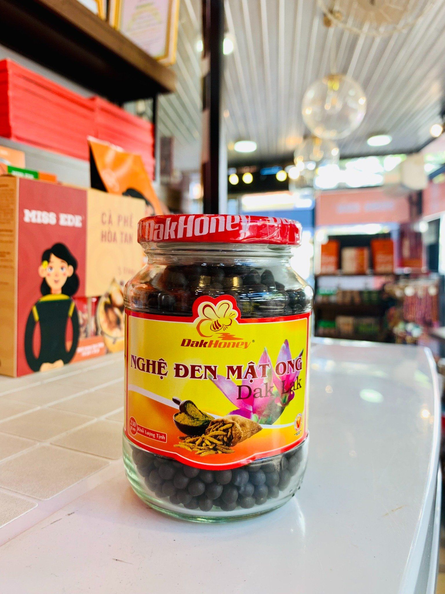 Nghệ đen,mật ong 230g - (Lọ)
