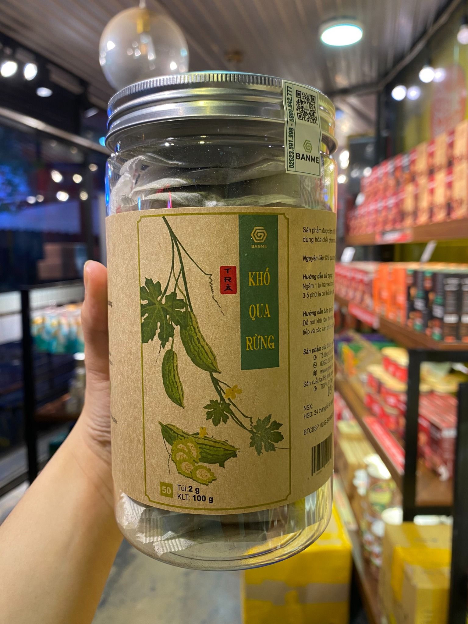 Trà Khổ Qua Rừng Hộp- 100 g