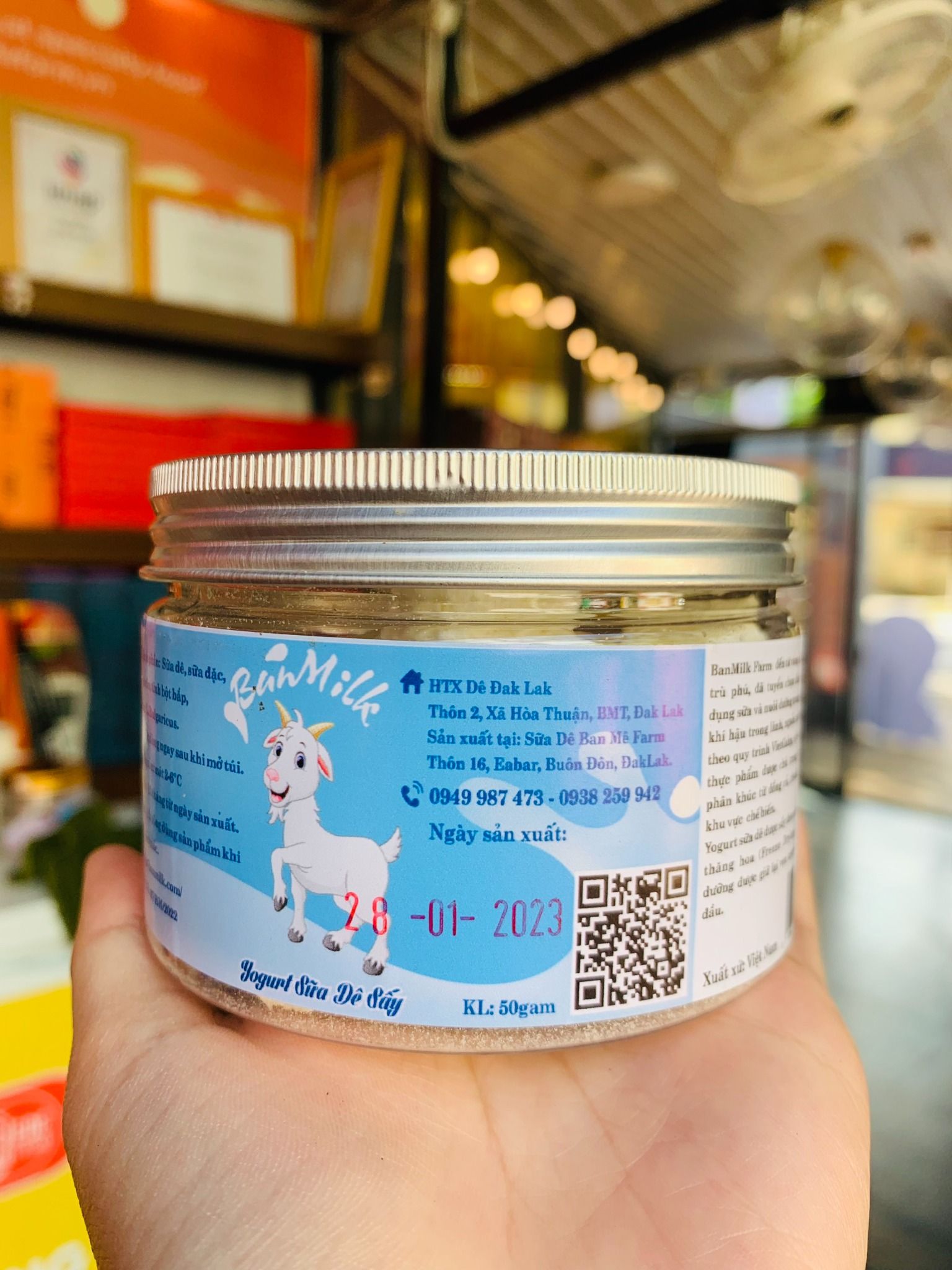  Yogurt Sữa DÊ sấy - hũ 50g 