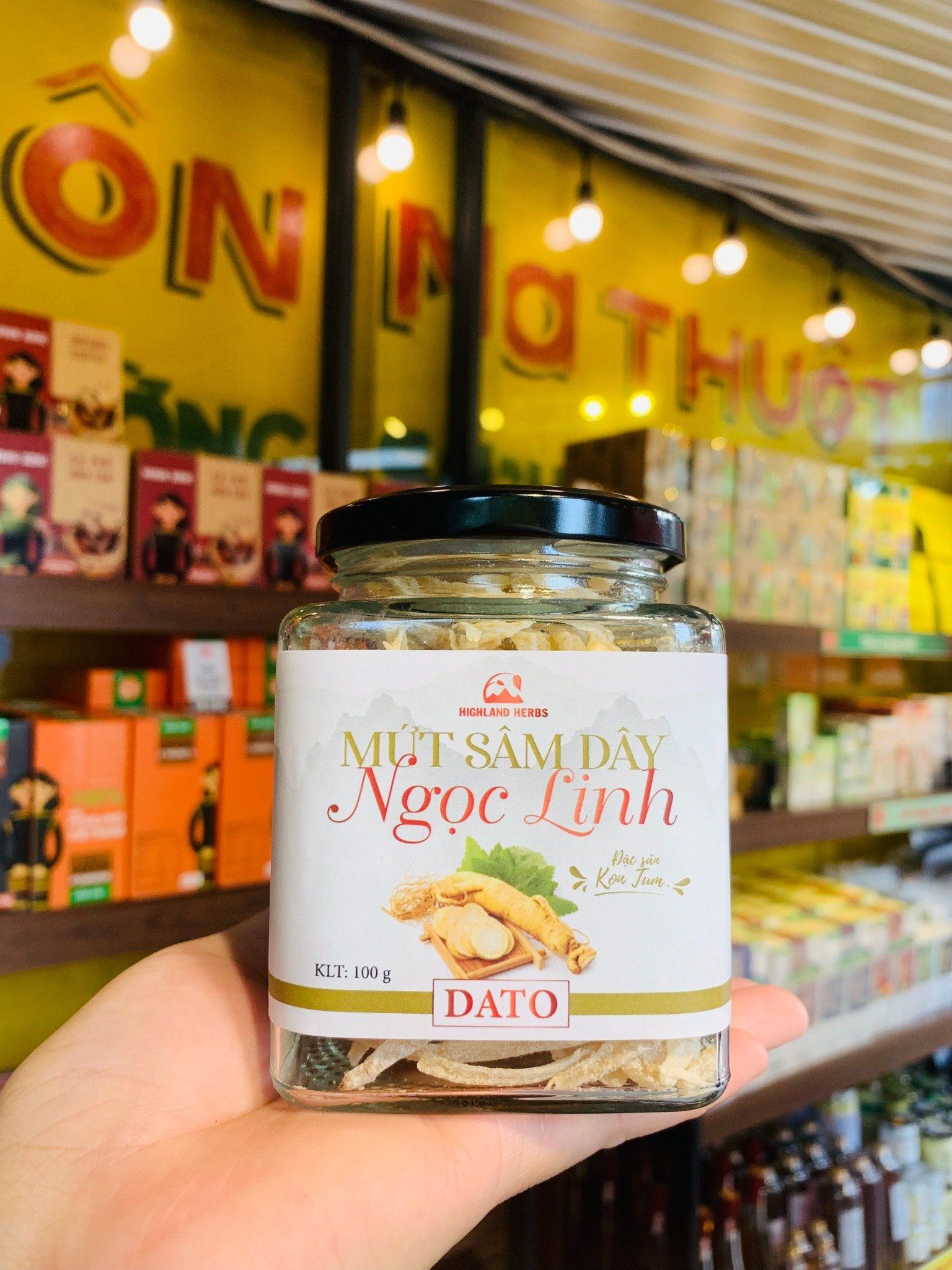  Mứt Sâm Dây Ngọc Linh DATO _100g 