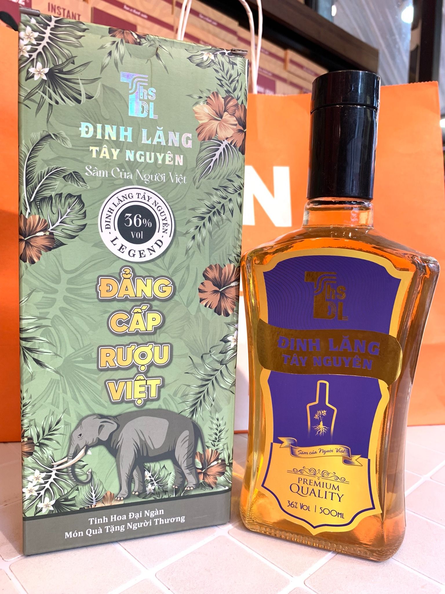 Đinh Lăng Tây Nguyên 36 độ _500ml - Sâm của người Việt