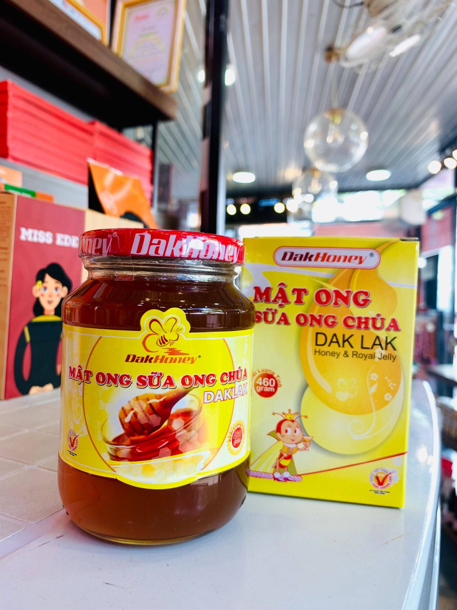 Mật ong sữa ong chúa 460g - (Lọ)