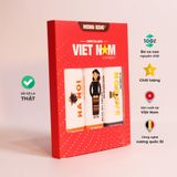  Hộp quà:  Sô cô la VIET NAM gourmet - Hộp trung (VIETNAM gourmet Chocolate - gift box Size M) - 90g 