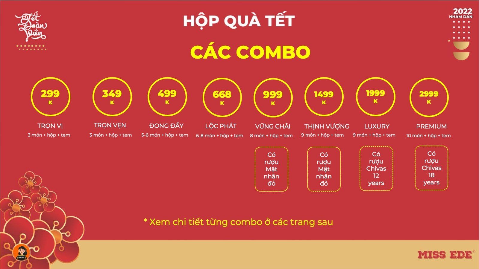Hộp quà tết - Combo TRỌN VỊ