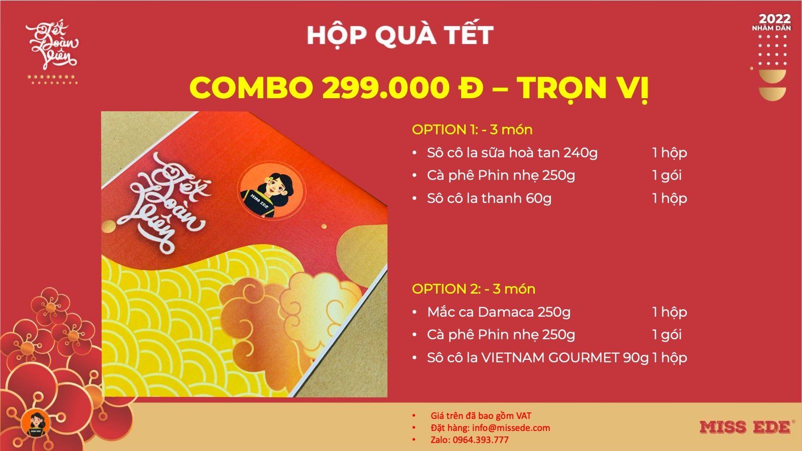 Hộp quà tết - Combo TRỌN VỊ