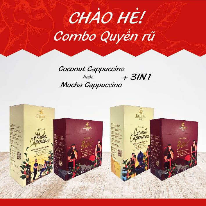 COMBO QUYẾN RŨ (Coconut/Mocha Cappuccino + 3IN1 Coffee)