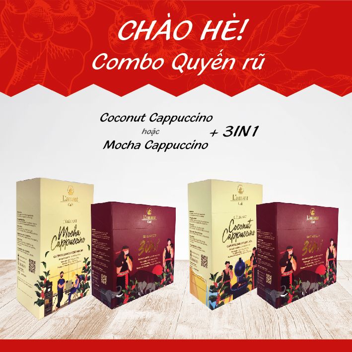 COMBO QUYẾN RŨ (Coconut/Mocha Cappuccino + 3IN1 Coffee)