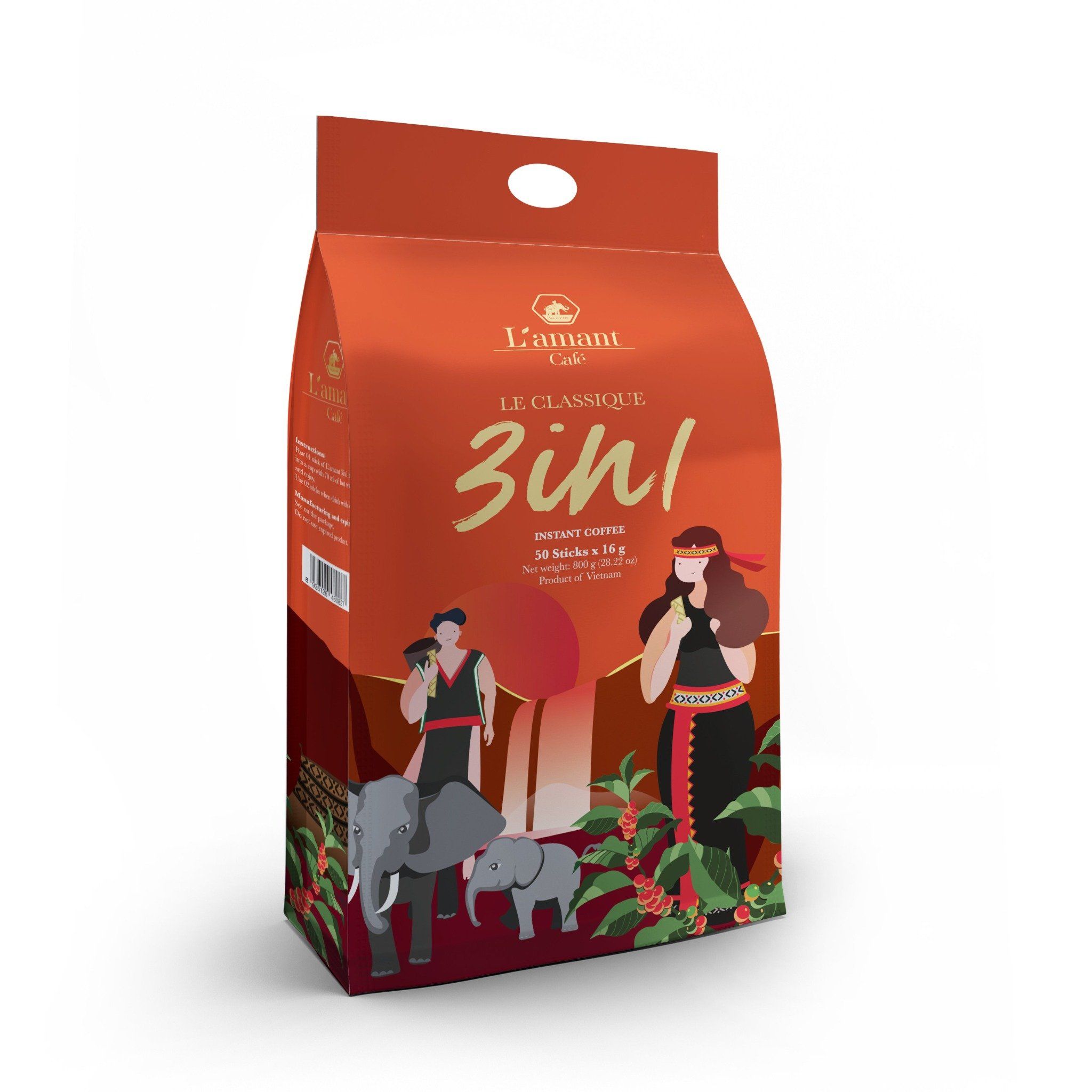 Cà phê hòa tan L'amant 3in1 - L'amant 3in1 Instant Coffee
