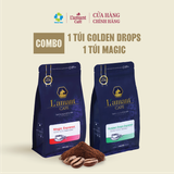 Combo cà phê hạt: 01 Magic Espresso và 01 Golden Drop Espresso