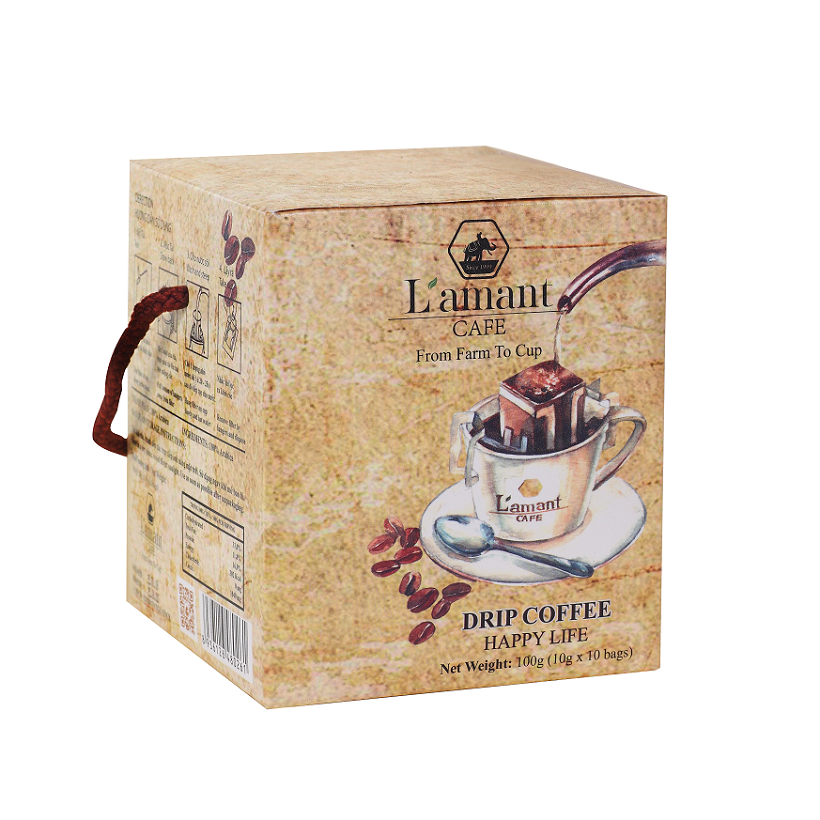Cà phê túi lọc L’amant Happy Life - L’amant Happy Life Drip Coffee
