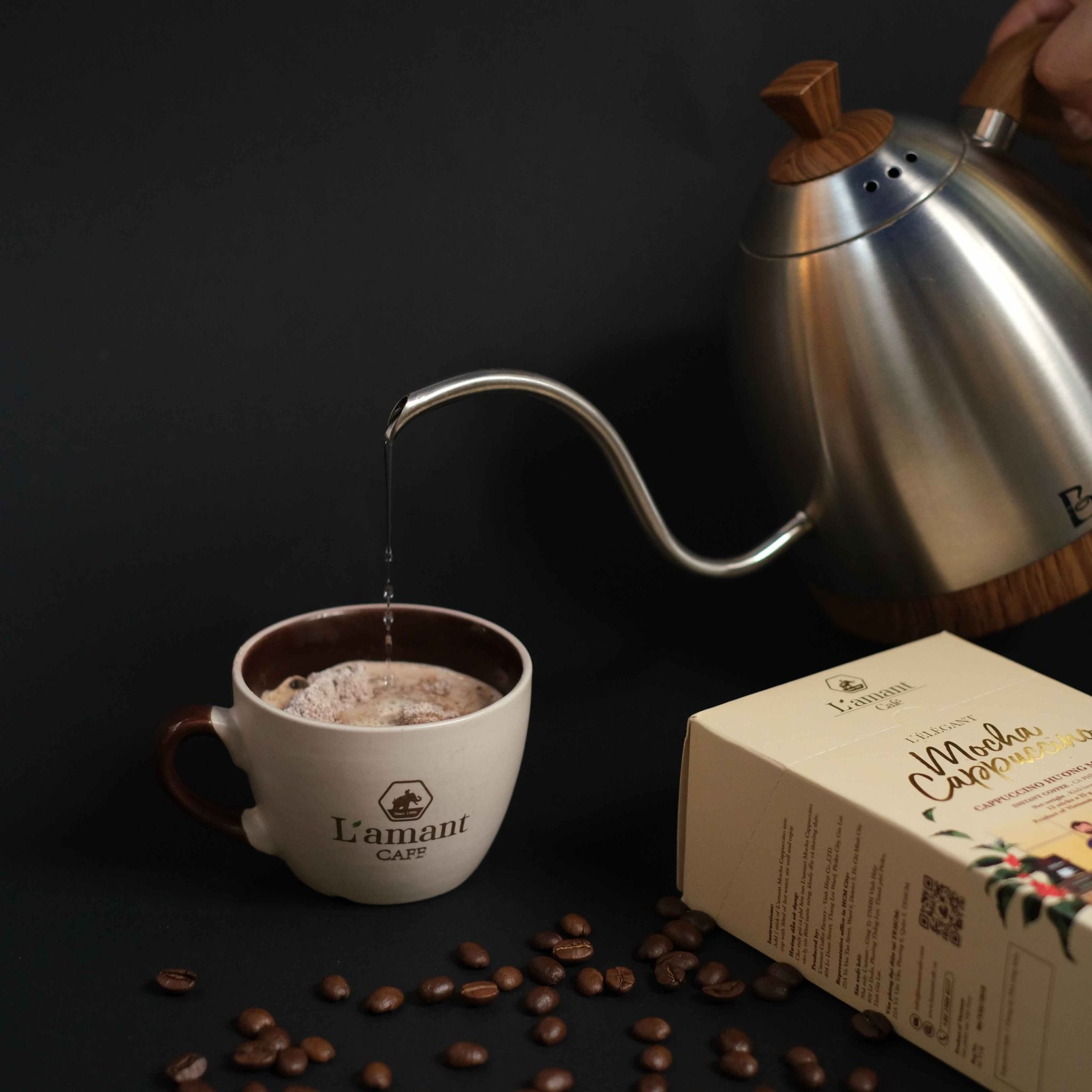  Combo 02 hộp Mocha Cappuccino (Hộp 300 g - 12 Gói) 