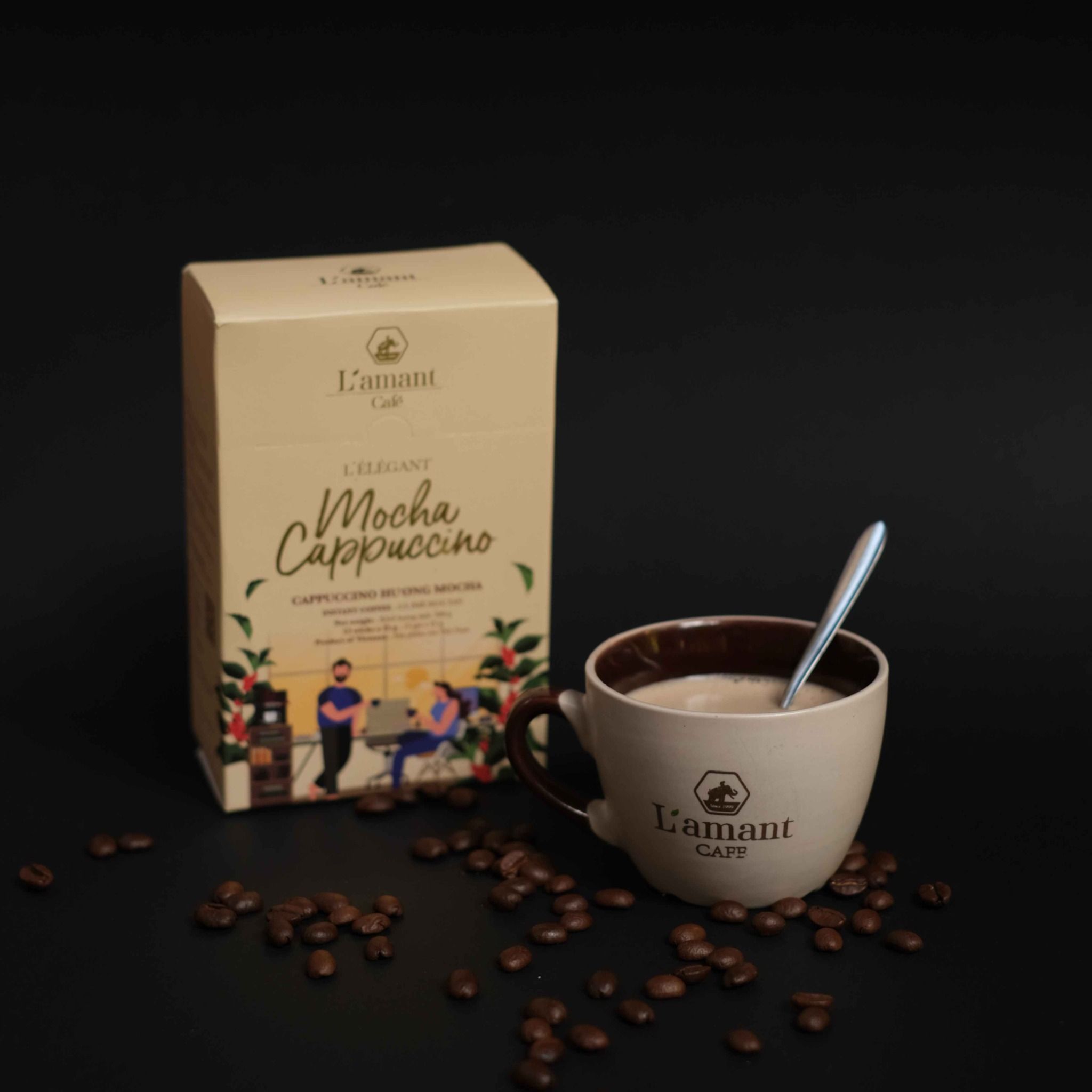  COMBO 02 hộp Mocha Cappuccino (hộp 300g x 12 gói) 