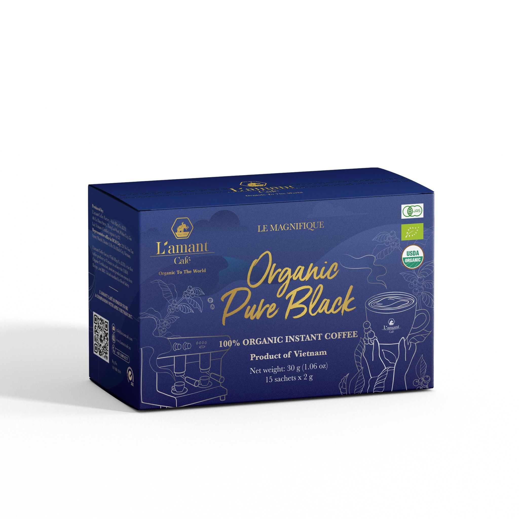 L'AMANT CAFÉ ORGANIC PURE BLACK