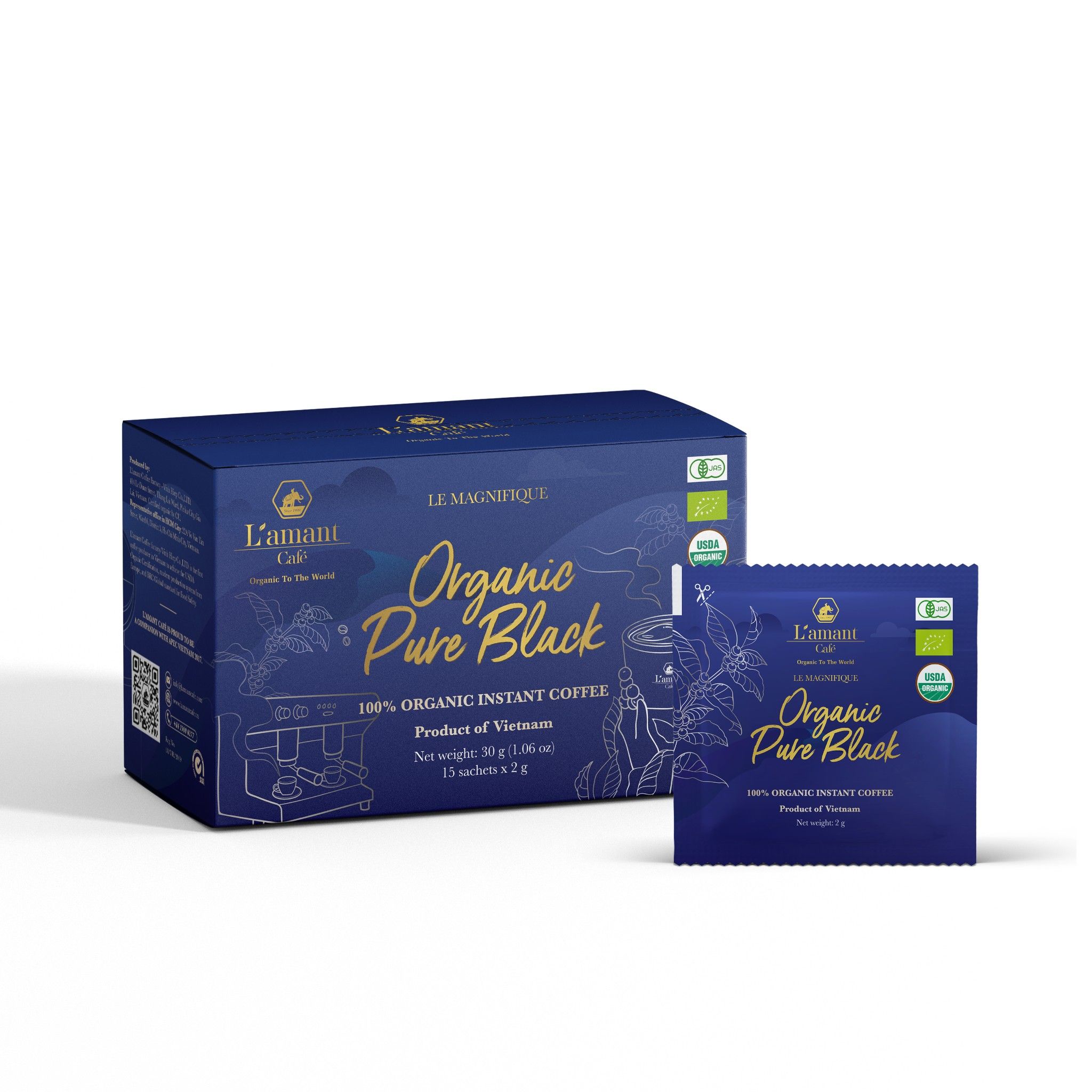 L'AMANT CAFÉ ORGANIC PURE BLACK