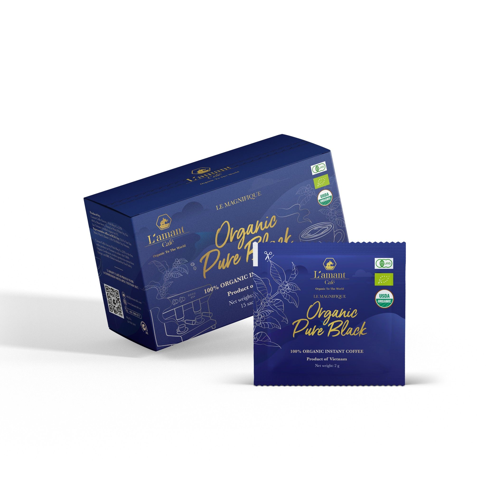 L'AMANT CAFÉ ORGANIC PURE BLACK