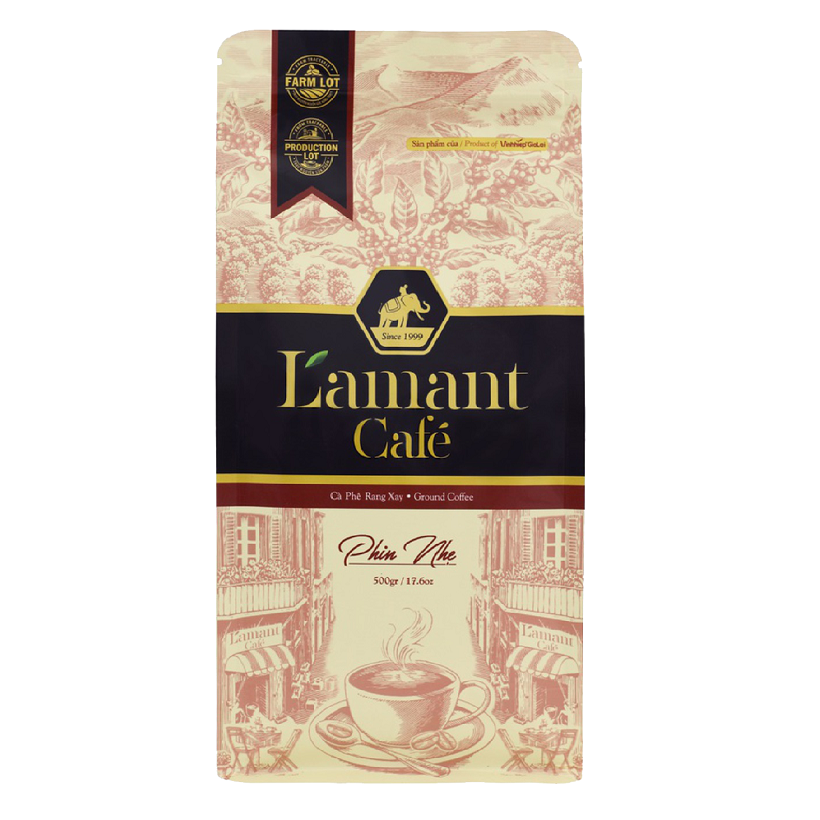 Cà phê rang xay L’amant Phin nhẹ - L’amant Ground Coffee - Light